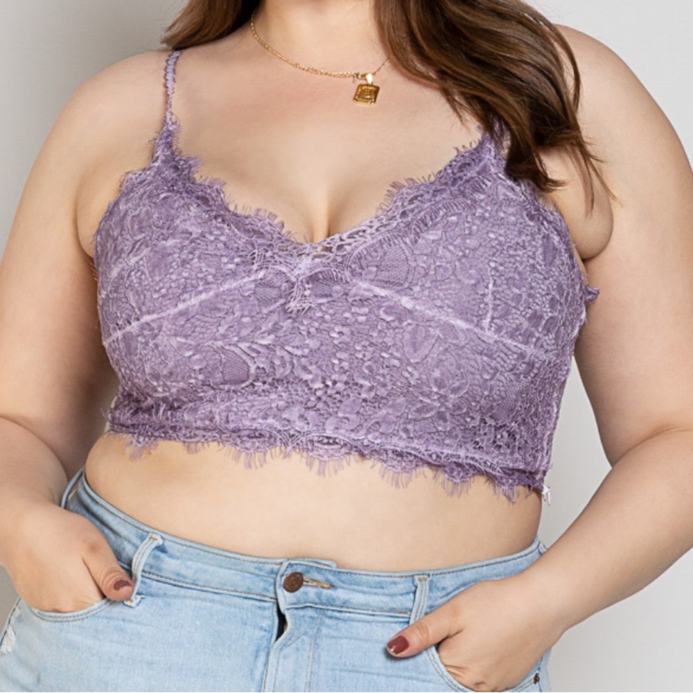 102. POL PLUS BRALETTE LAVENDER